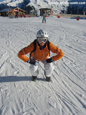 preparer son corps pour descendre les pistes en snow